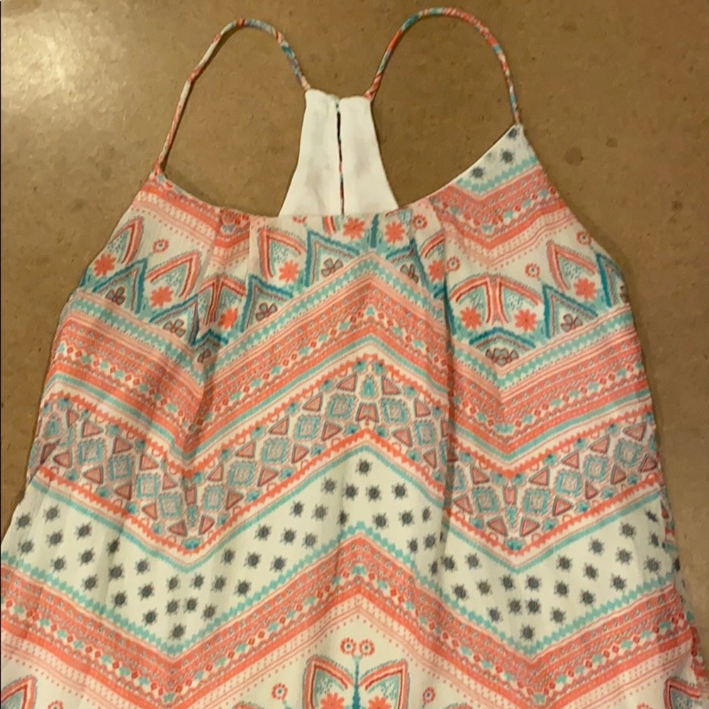 Lucy Love Colorful Halter Shift Dress